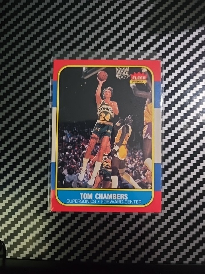 1986 Fleer Tom Chambers #15 card