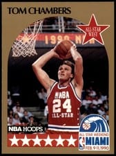 1990-91 Hoops Base Set Tom Chambers #15 card