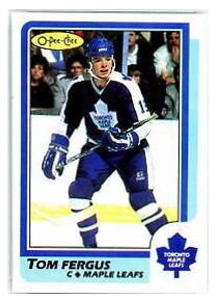 1986 O-Pee-Chee Tom Fergus #84 card