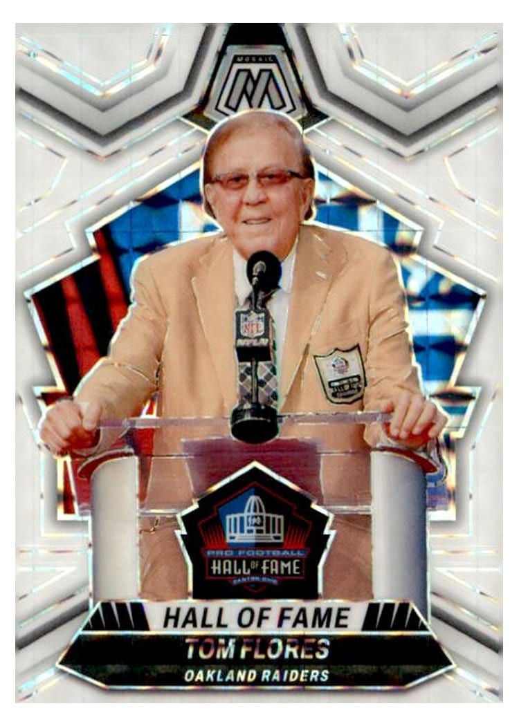 2024 Panini Mosaic Base Set Tom Flores White #297 card
