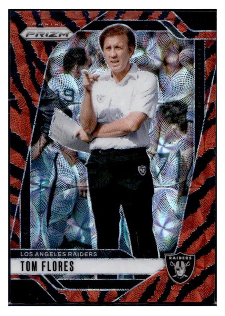2024 Panini Prizm Base Set Tom Flores #156 card