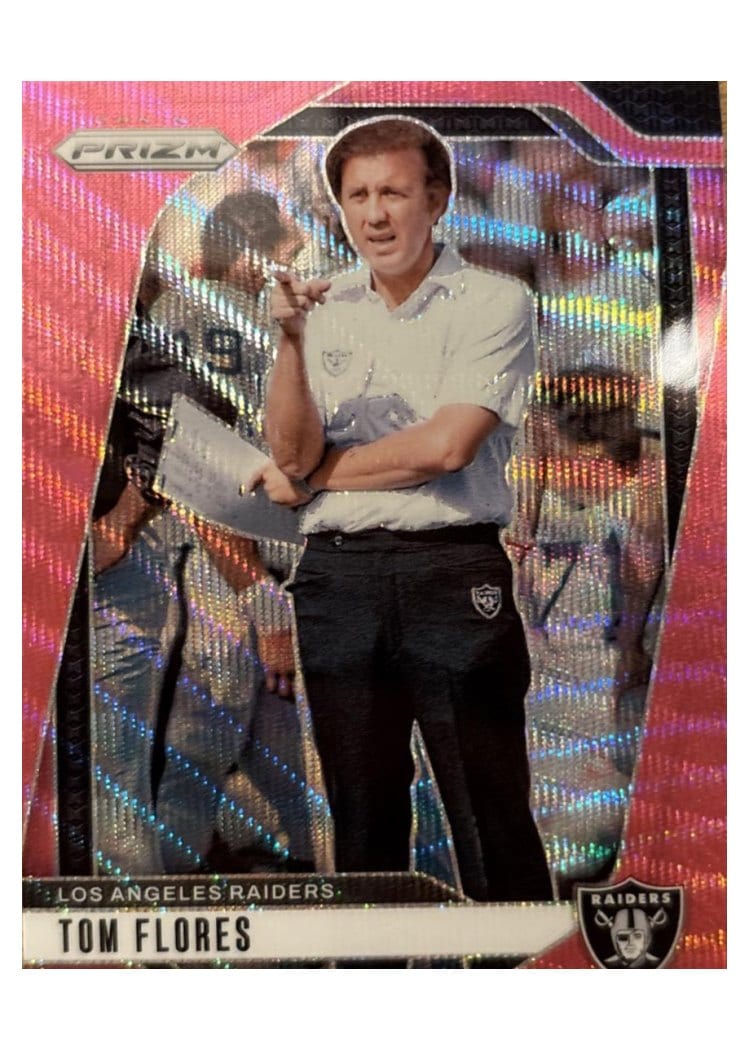 2024 Panini Prizm Base Set Tom Flores #156 card