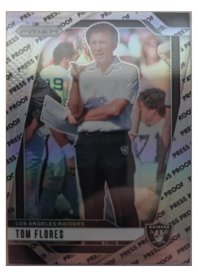2024 Panini Prizm Base Set Tom Flores #156 card