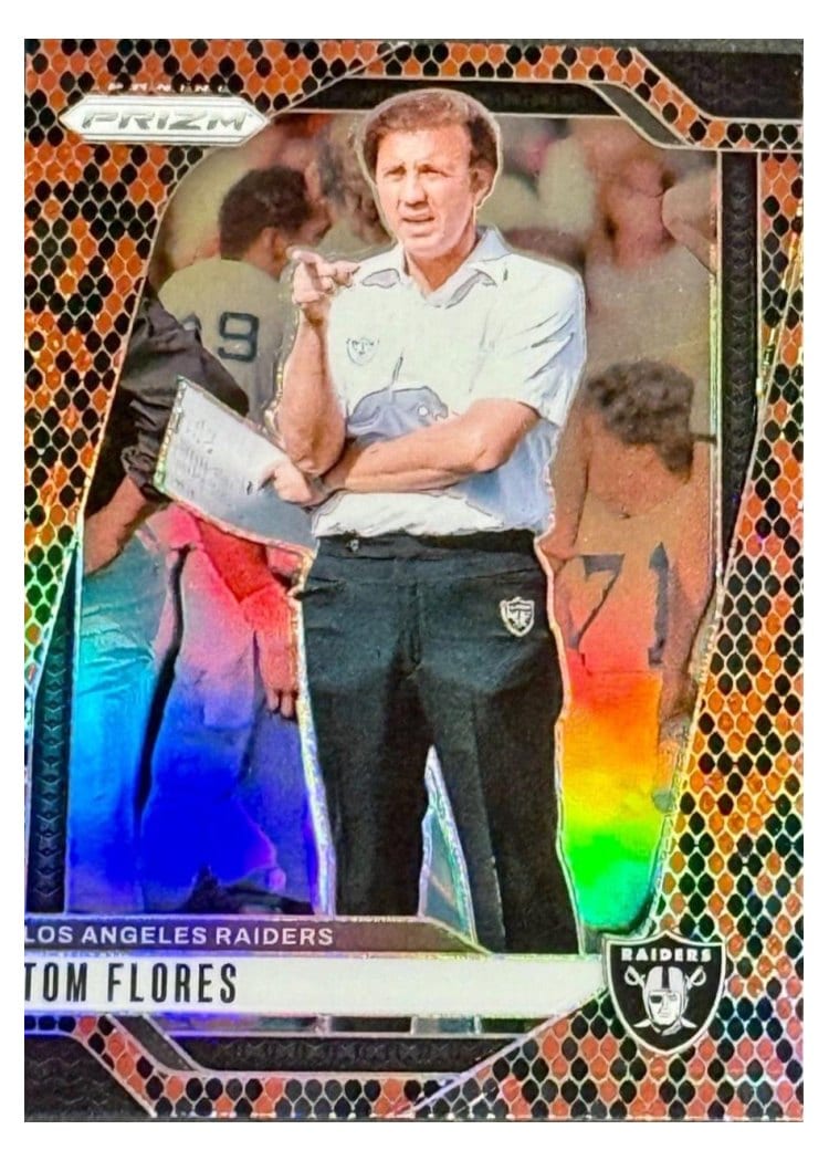 2024 Panini Prizm Base Set Tom Flores #156 card