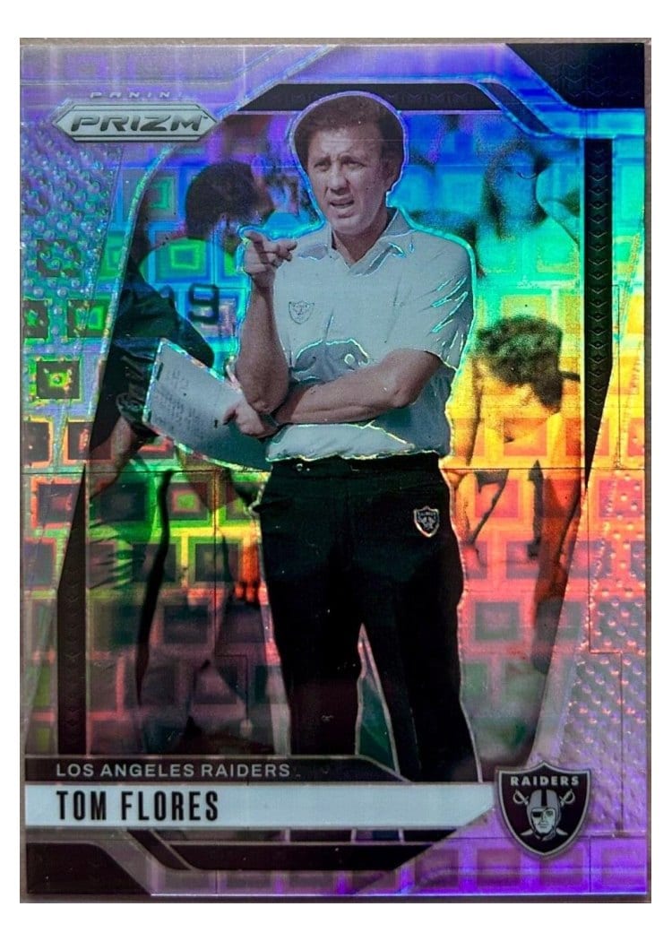 2024 Panini Prizm Base Set Tom Flores Pandora #156 card
