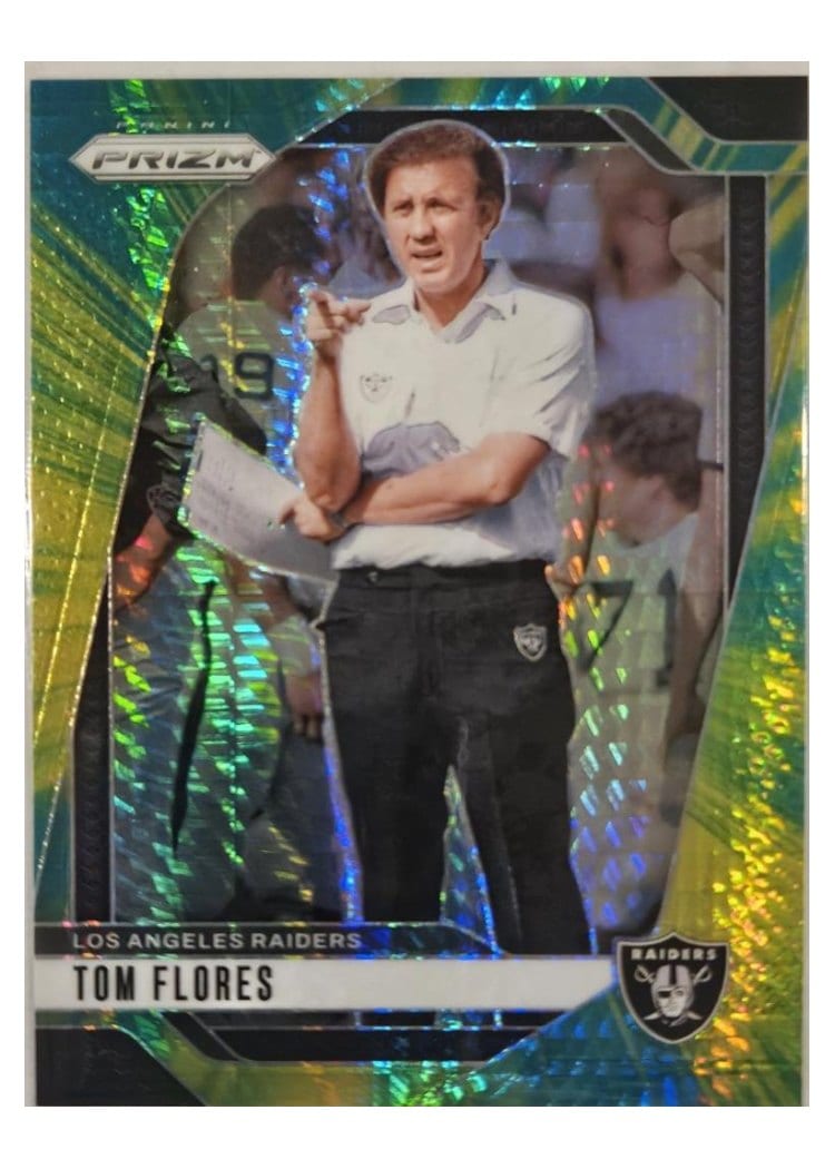 2024 Panini Prizm Base Set Tom Flores #156 card