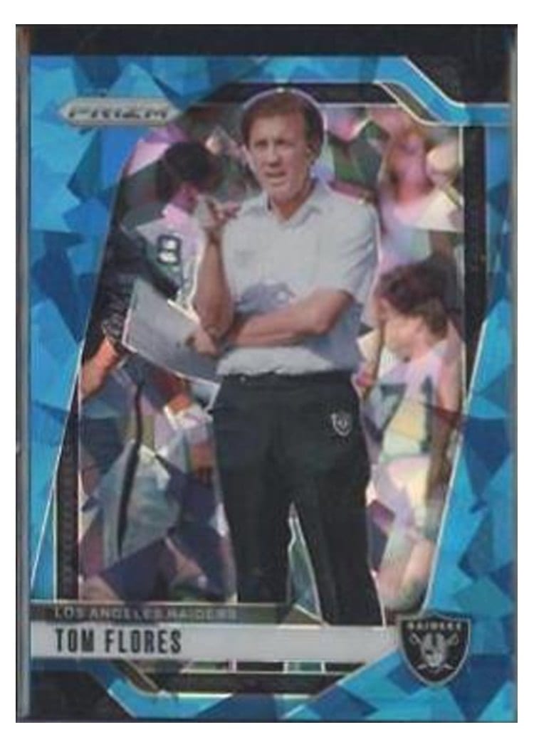 2024 Panini Prizm Base Set Tom Flores Blue Ice #156 card