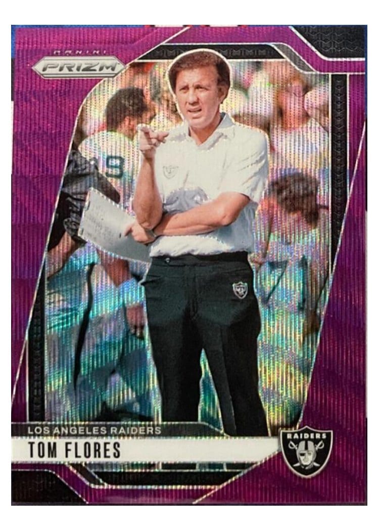 2024 Panini Prizm Base Set Tom Flores #156 card