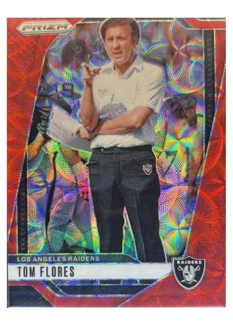 2024 Panini Prizm Base Set Tom Flores #156 card