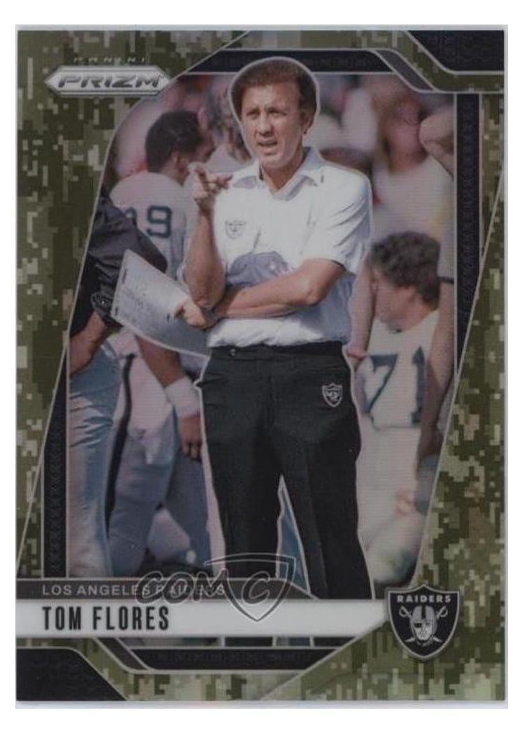 2024 Panini Prizm Base Set Tom Flores #156 card