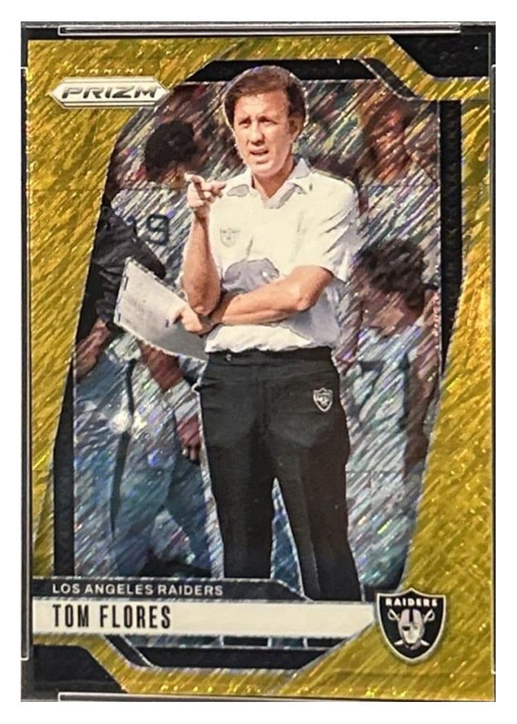 2024 Panini Prizm Base Set Tom Flores #156 card