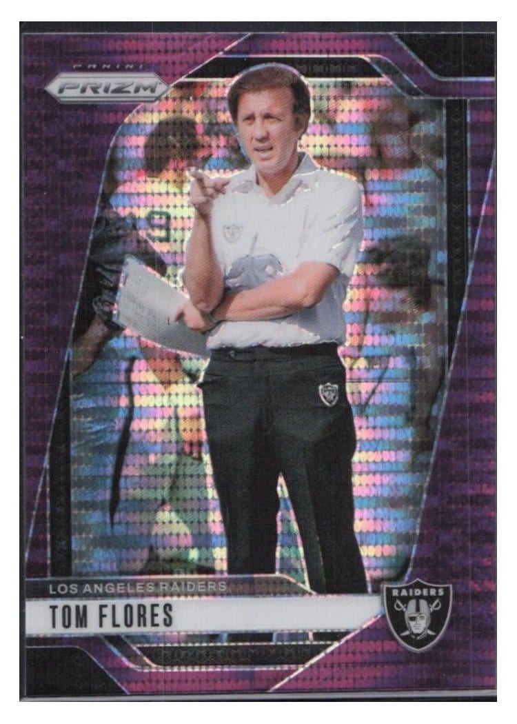 2024 Panini Prizm Base Set Tom Flores #156 card
