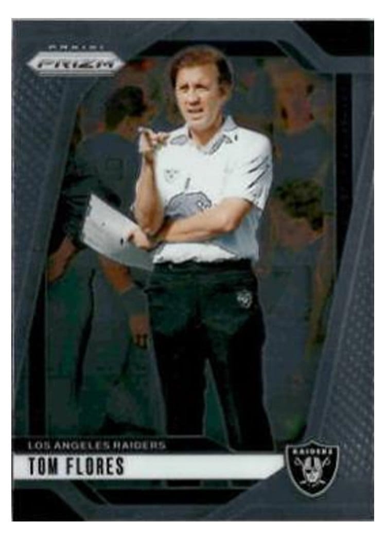 2024 Panini Prizm Base Set Tom Flores #156 card