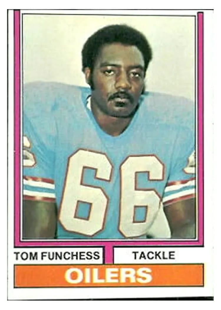 1974 Topps Tom Funchess #527 card
