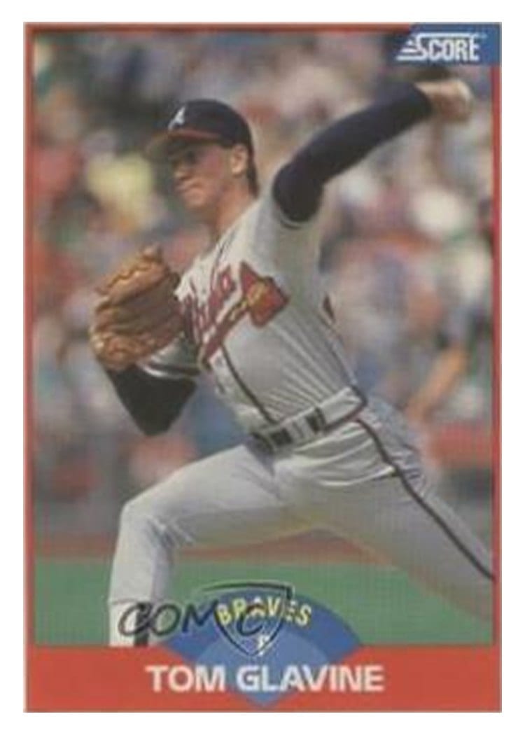 1989 Score Tom Glavine #442 card