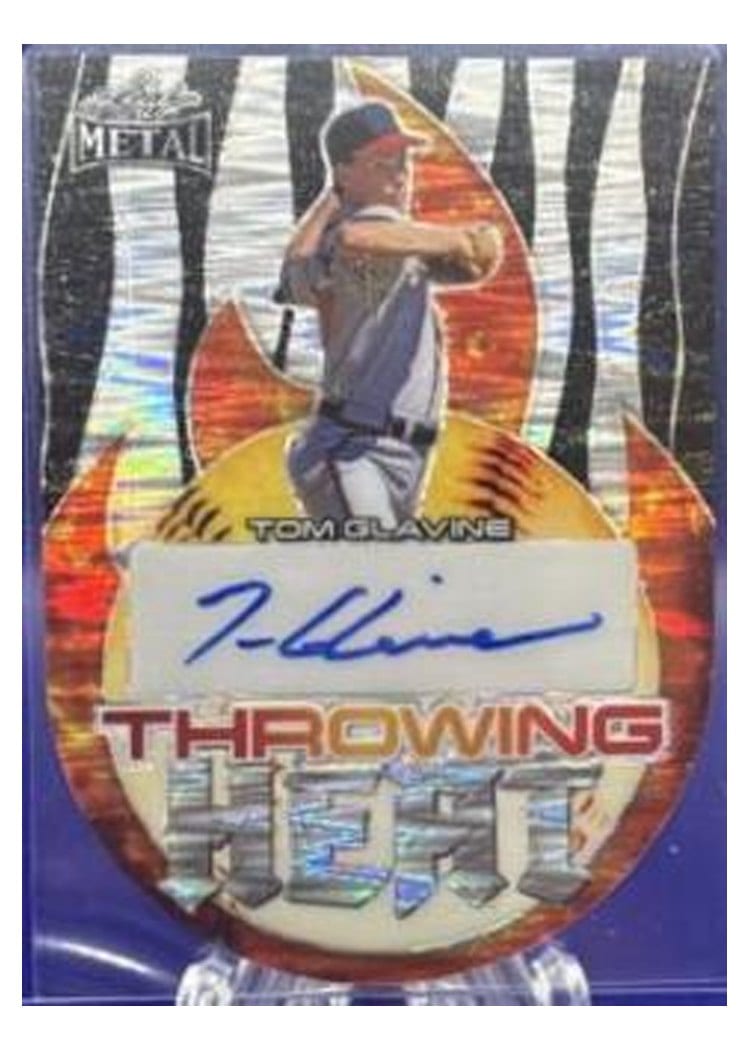 2024 Leaf Metal Throwing Heat Tom Glavine #TH-TG1 card