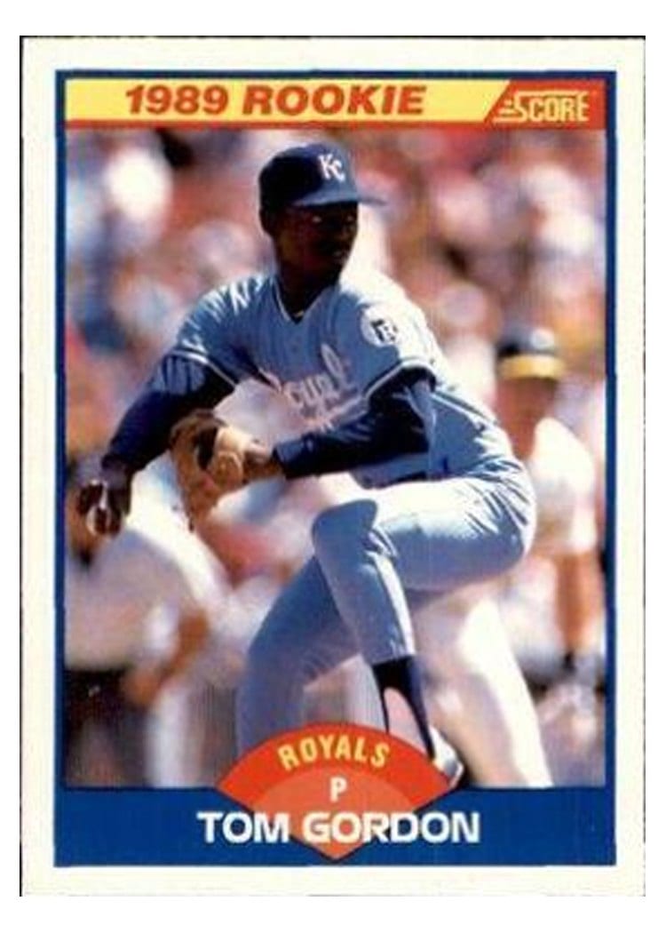 1989 Score Tom Gordon #634 card