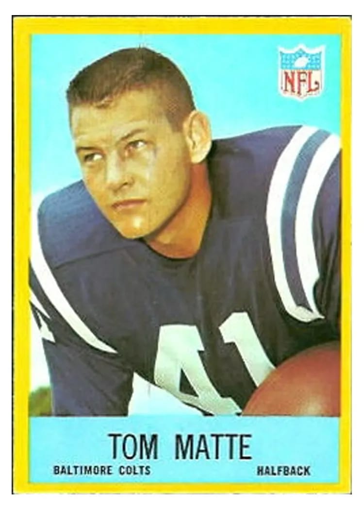 1967 Philadelphia Tom Matte #21 card