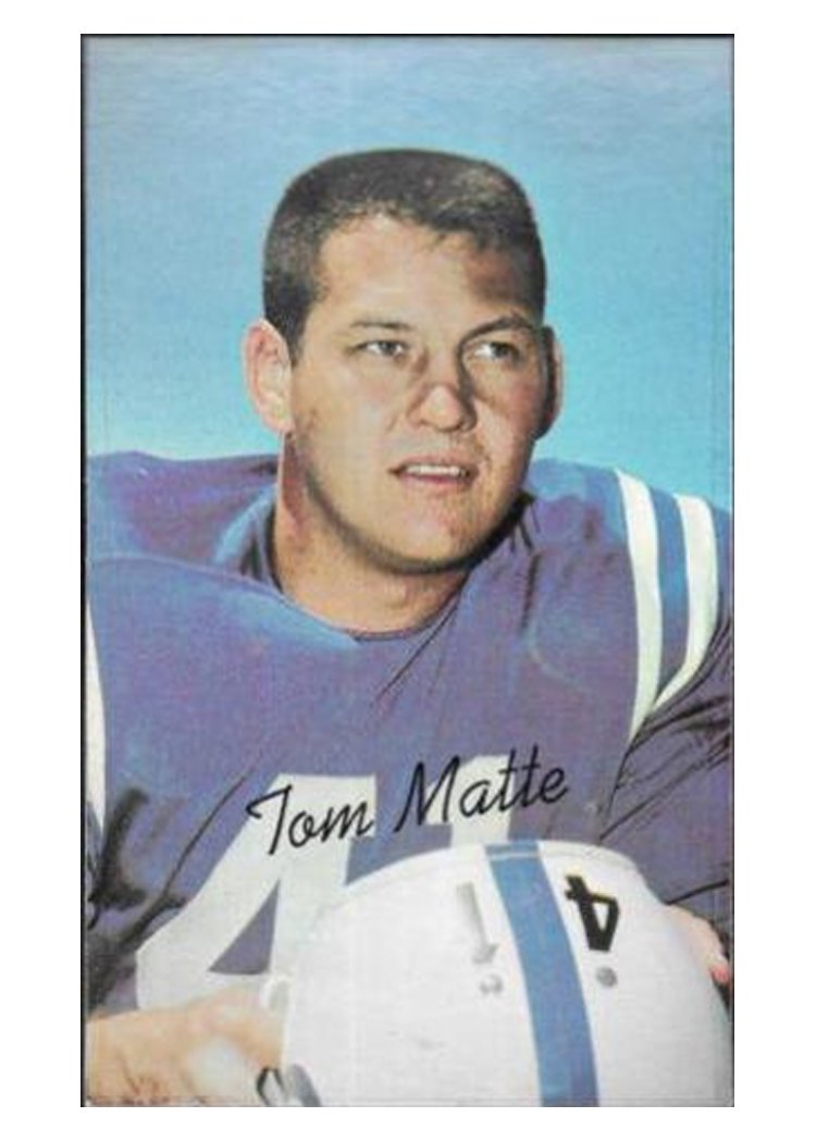 1970 Topps Super Tom Matte card