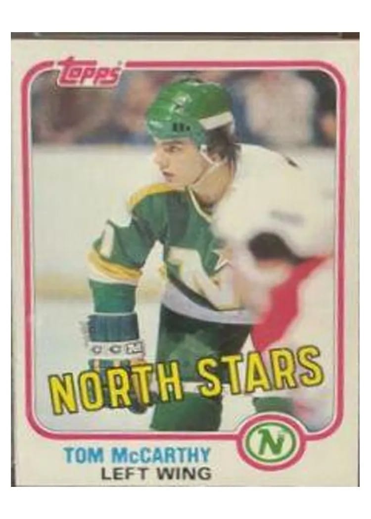 1981 Topps Tom McCarthy #108 card