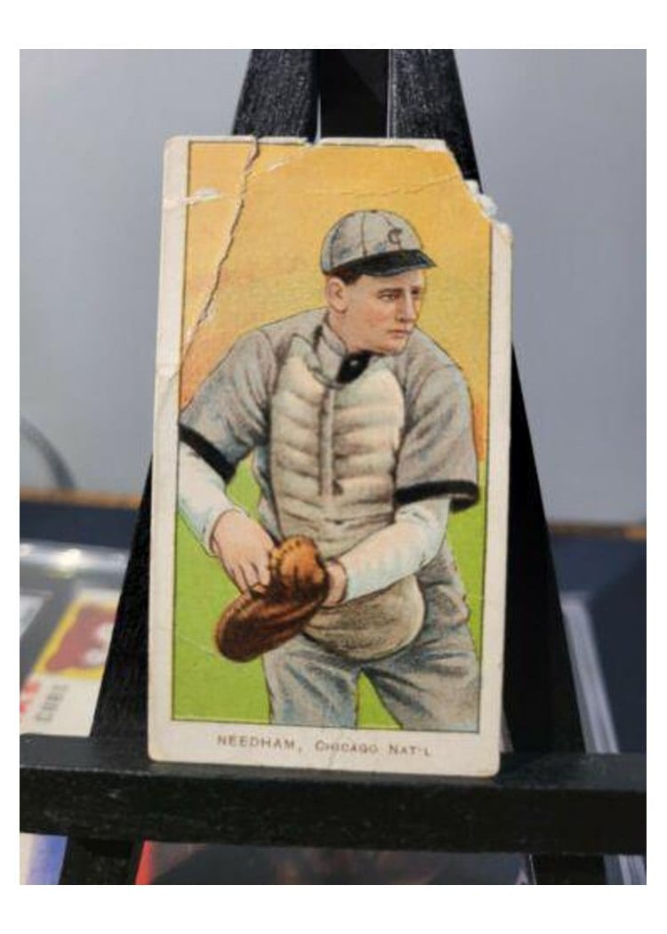 1909 T206 Sovereign 460 Tom Needham card