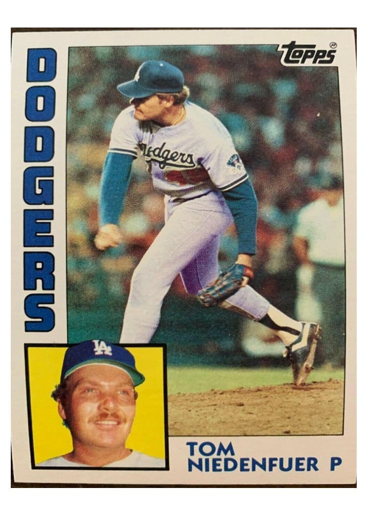 1984 Topps Tom Niedenfuer #112 card