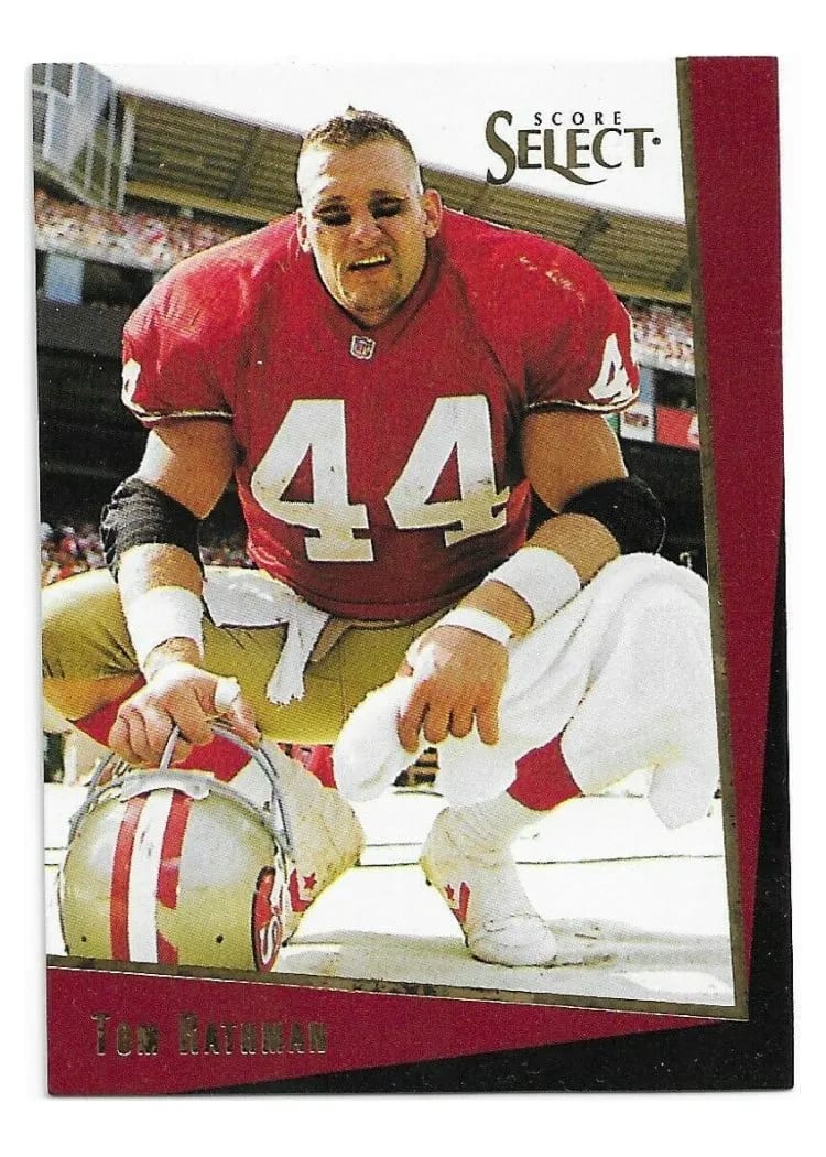 1993 Panini Select Tom Rathman #39 card