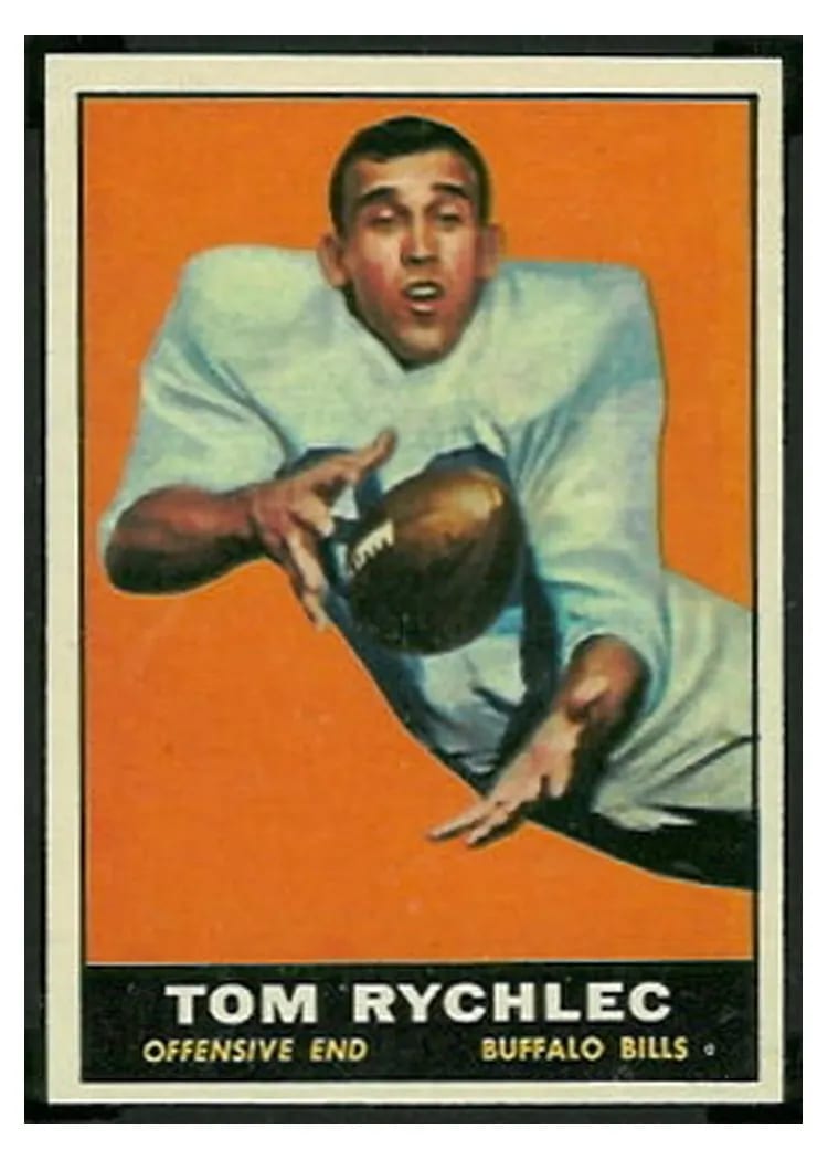 1961 Topps Tom Rychlec #164 card