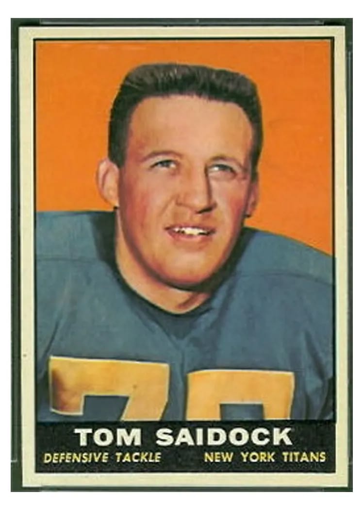 1961 Topps Tom Saidock #155 card