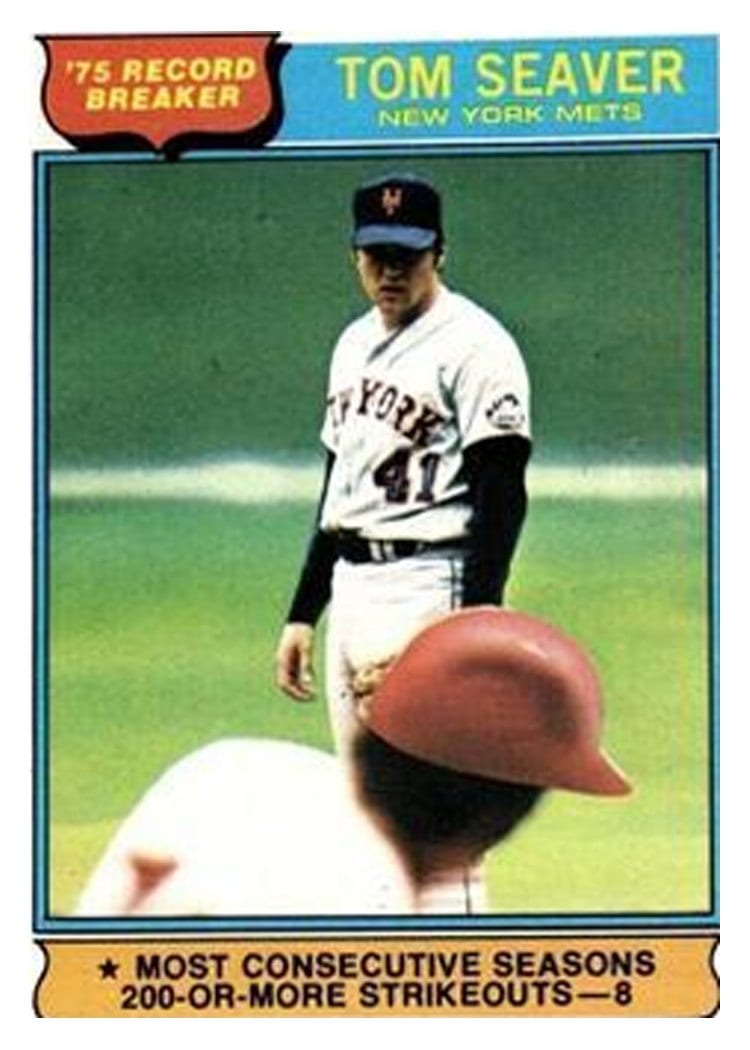 1976 Topps Tom Seaver #5 card