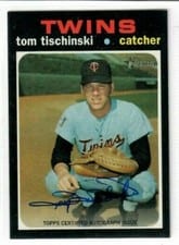 2020 Topps Heritage Real One Autographs Tom Tischinski #ROA-TT card