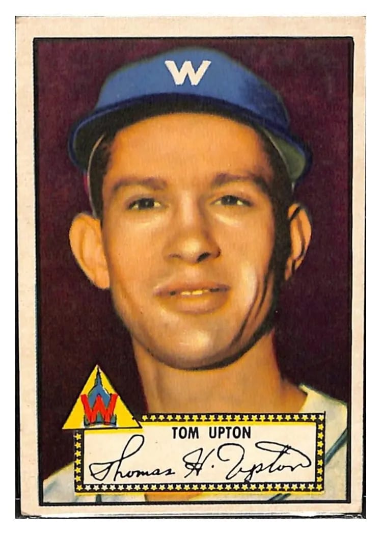 1952 Topps Tom Upton #71 card