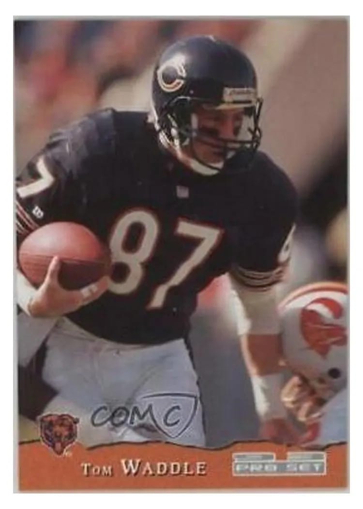 1993 Pro Set Tom Waddle #83 card