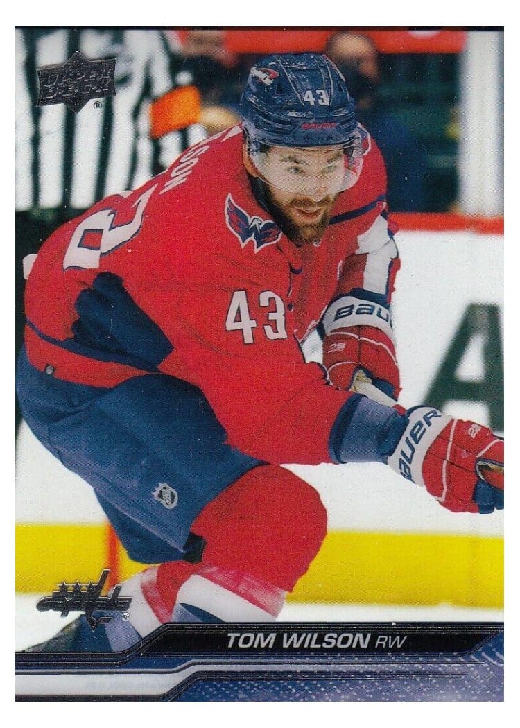 2023-24 Upper Deck Base Set Tom Wilson #187 card