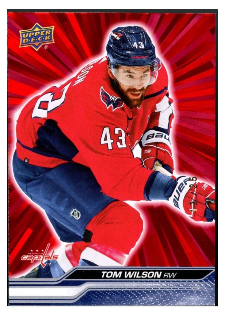 2023-24 Upper Deck Base Set Tom Wilson #187 card