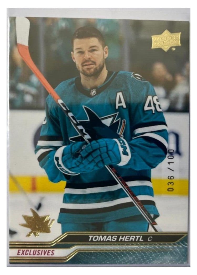 2023-24 Upper Deck Base Set Tomas Hertl #144 card