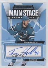 2023-24 Upper Deck Credentials Main Stage Signatures Tomas Hertl #MS-TH card