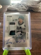2023-24 Upper Deck Premier Acetate Star Autograph Patch Tomas Hertl #AV-TH card