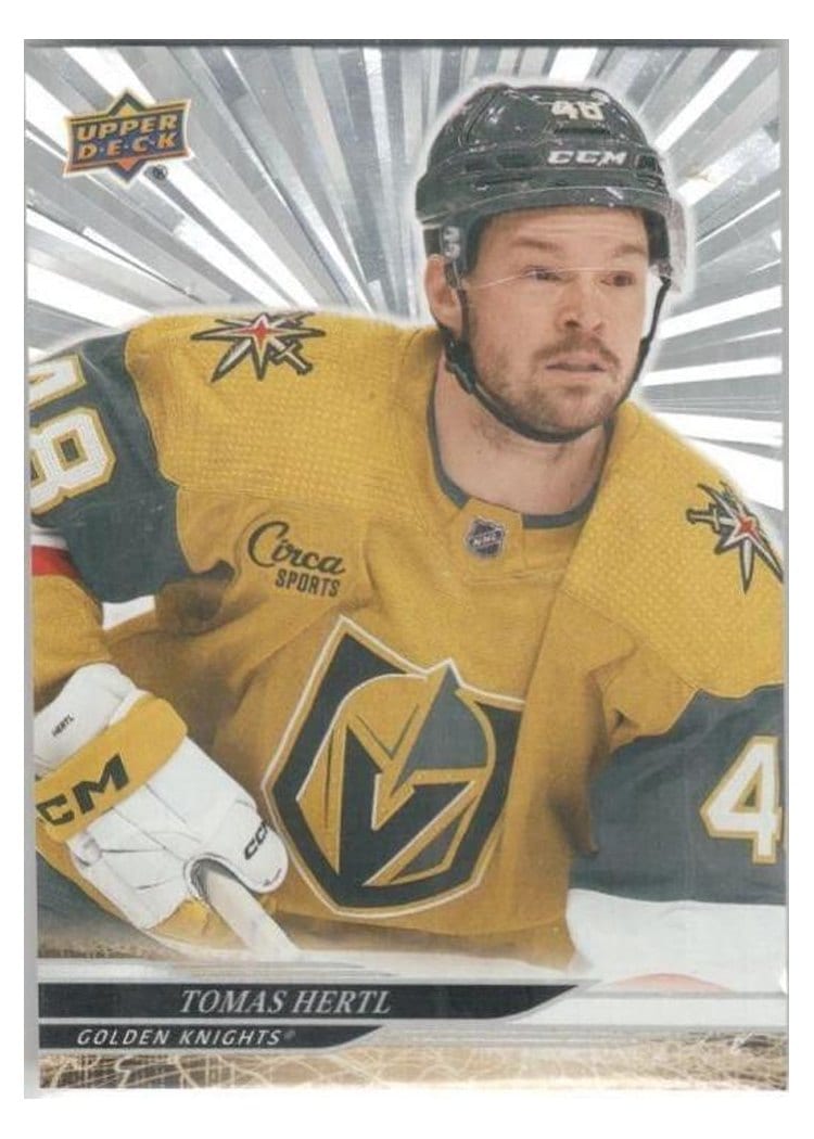 2024-25 Upper Deck Base Set Tomas Hertl Outburst Silver #435 card