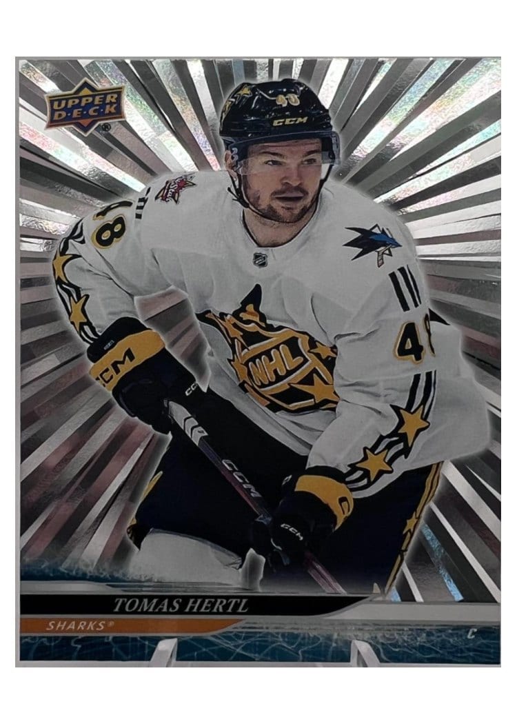 2024-25 Upper Deck Base Set Tomas Hertl Outburst Silver #677 card