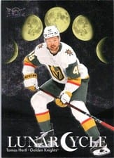 2025-26 SkyBox Metal Universe Lunar Cycle Tomas Hertl #LC-11 card