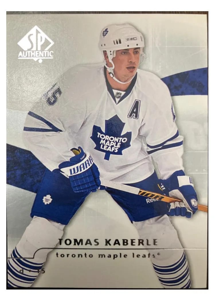 2008 SP Authentic Tomas Kaberle #7 card