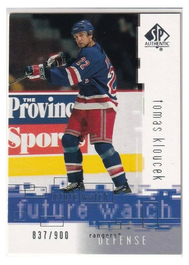 2000 SP Authentic Tomas Kloucek #154 card