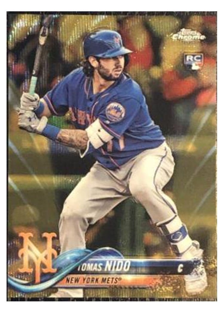 2018 Topps Chrome Base Set Tomas Nido #152 card