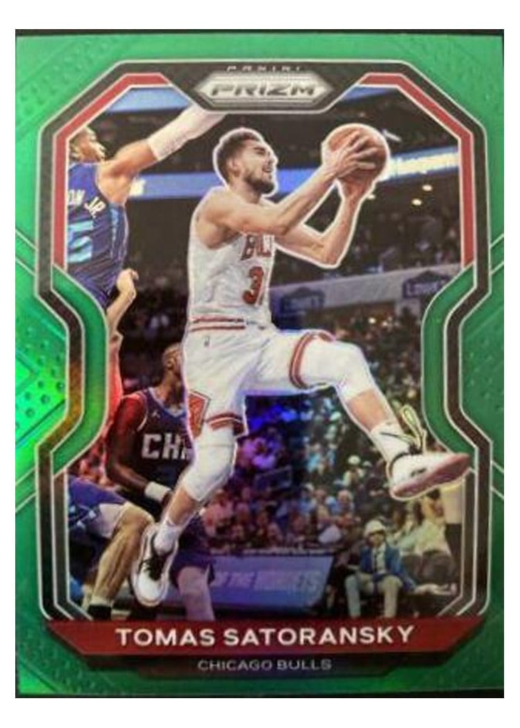 2020-21 Panini Prizm Base Set Tomas Satoransky Green Prizm #183 card