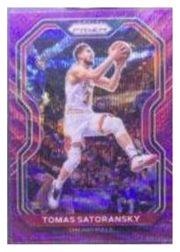 2020-21 Panini Prizm Base Set Tomas Satoransky Purple Prizm #183 card
