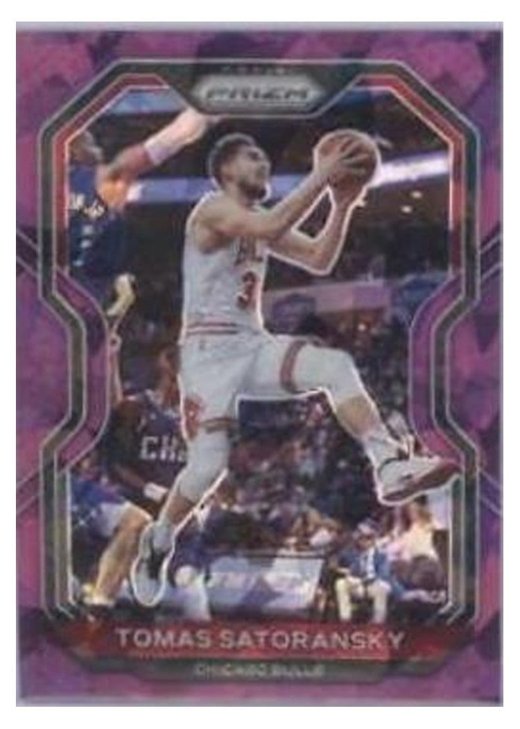 2020-21 Panini Prizm Base Set Tomas Satoransky Purple Ice Prizm #183 card