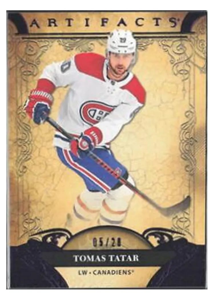 2020-21 Upper Deck Artifacts Base Set Tomas Tatar #2 card