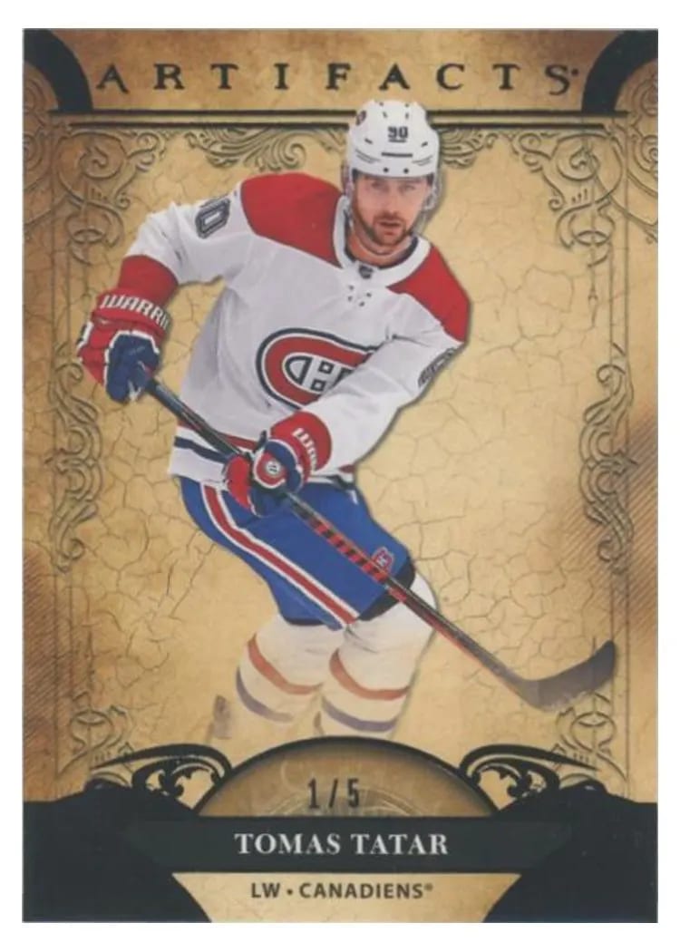 2020-21 Upper Deck Artifacts Base Set Tomas Tatar #2 card
