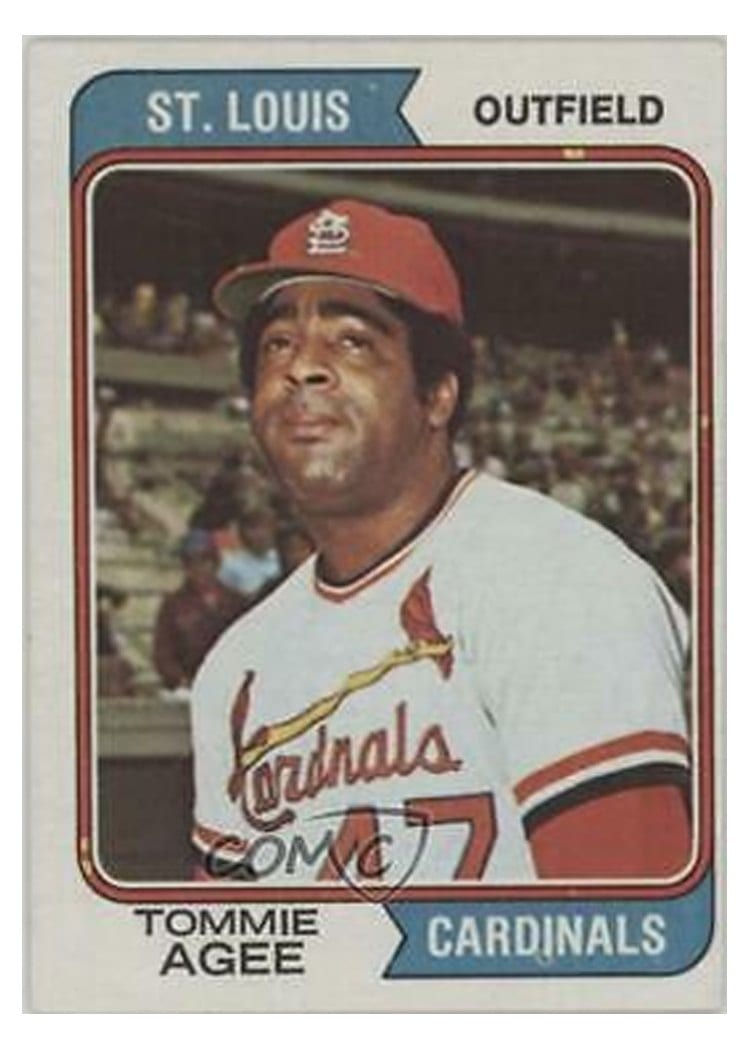 1974 Topps Tommie Agee #630 card